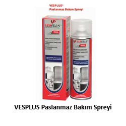 Vesplus Paslanmaz Bakım Spreyi